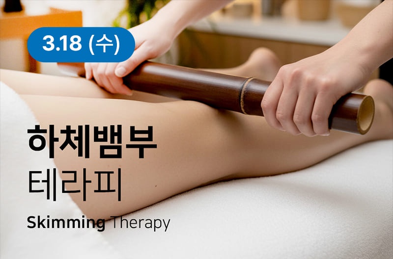 [3/18,수][제휴세미나/서울 서초] 하체부종뱀부테라피